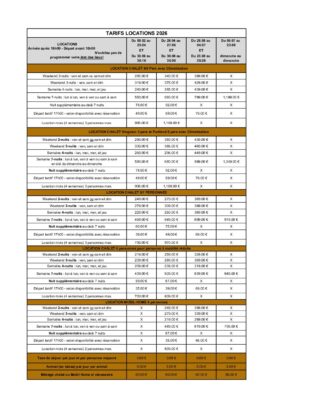 TARIFS 2026 LOCATION pdf