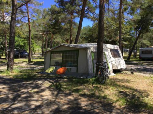 emplacements du camping de la clapière