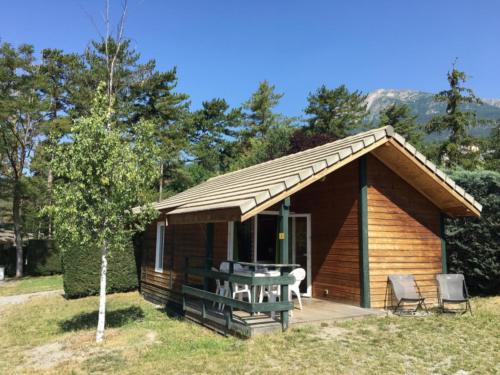 chalet du camping de la clapière à embrun